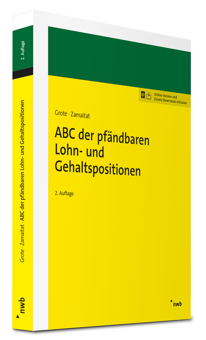 ABC der pfändbaren Lohn- und Gehaltspositionen