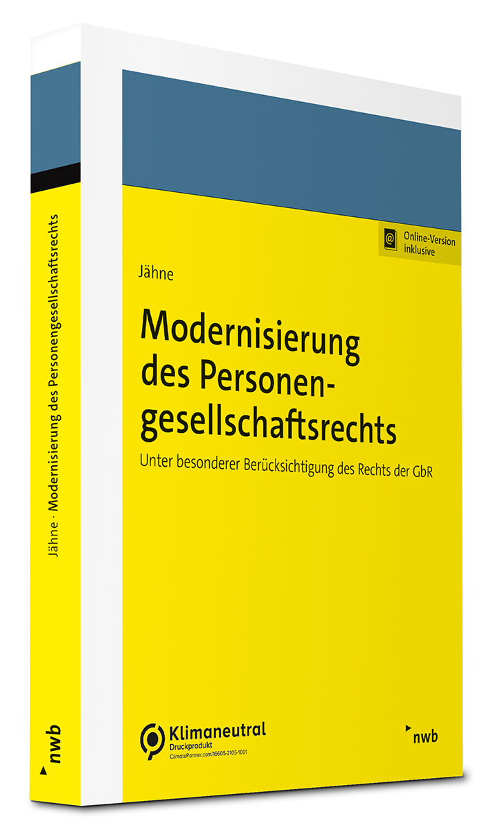 Modernisierung des Personengesellschaftsrechts