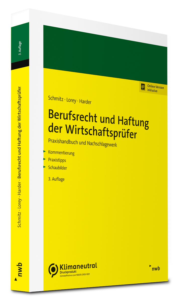 Berufsrecht und Haftung der Wirtschaftsprüfer Buch cover 2021