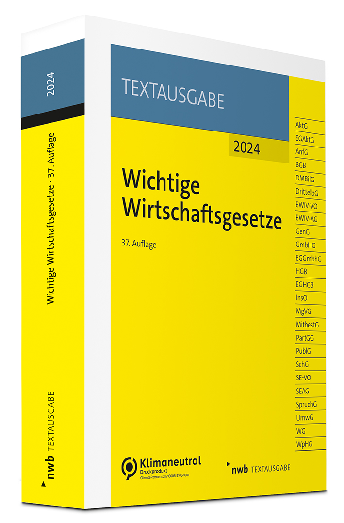 Wichtige Wirtschaftsgesetze